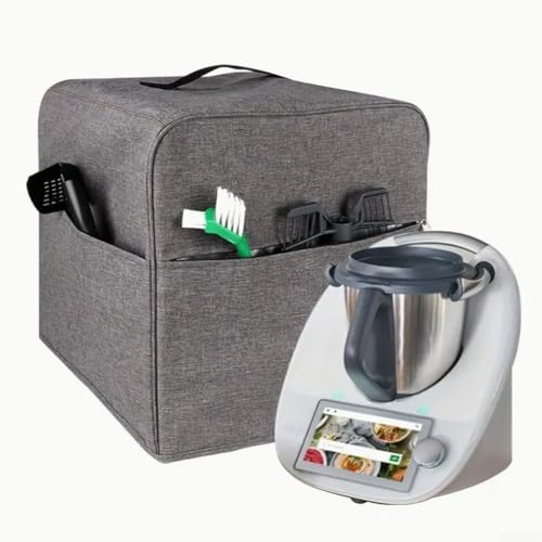 ZYNCUE Oxford - Funda protectora para Thermomix TM5/TM6, doble capa, con forro interior, cubo de 34 cm