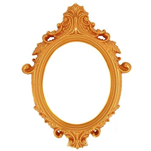 Large Size Gold Colour Antique Style 'Selfie' Oval Posing Frame