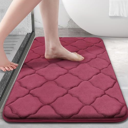 Homaxy Memory Foam Badezimmerteppich rutschfest Badematte Weich Badteppich...