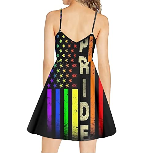 Image of Coloranimal Women's Summer Sleeveless Casual Swing Dresses with Loose Fit Beach Sundress