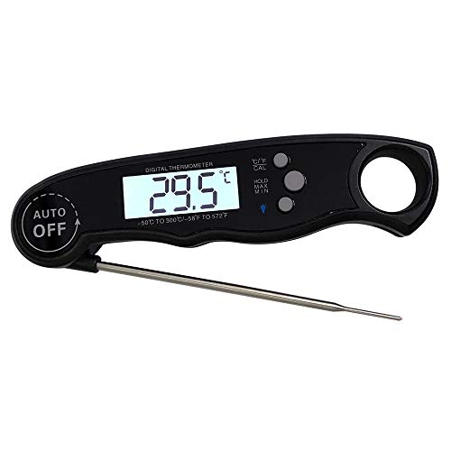 Amasawa Thermomètre de Cuisson Numérique,Thermomètre à Viande,Thermomètres de Cuisson des Aliments,Thermomètre à Viande à Lecture instantanée,pour Cuisine, Grill, Barbecue, Bonbons, Sucre, Lait