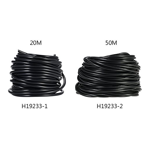 Tuyau d'arrosage de 50 m et kit d'irrigation goutte à goutte 4/7 mm pour le jardin et la pelouse - 5