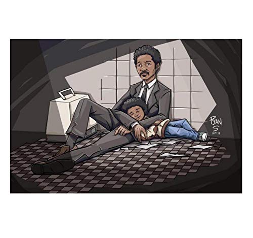 ZOEOPR Pster La Bsqueda De La Felicidad Pster Serie De Pelculas Clsicas Carteles Arte De La Pared Imgenes Pintura En Lienzo Decoracin Nrdica Moderna para El Hogar 50 * 70Cm Sin Marco