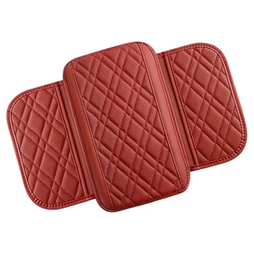 Genérico Arm Rest Cover Car, Leather Console Cushion, 11.81x7.09x0.59 Inches, Comfortable Design, Protective Anti Slip, Side Storage Bag for Car Center Consoles (Multicolor) [Video Game]