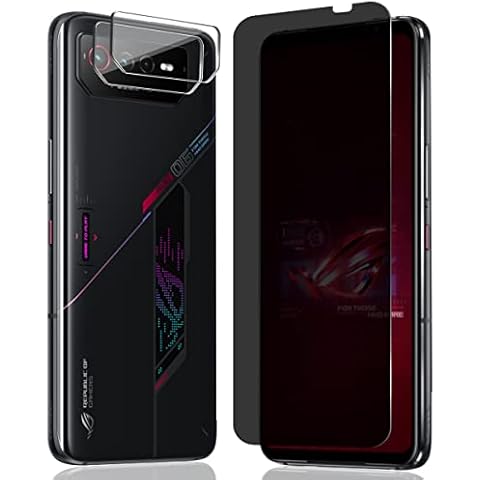AnnhanT Protector Pantalla Privacidad y Lente de Cámara para Asus ROG Phone 6 Cover