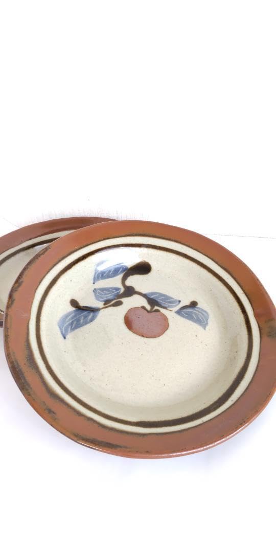 Amazon.co.jp: 益子焼き 大塚健一窯 手作り 大皿2枚 : ホーム