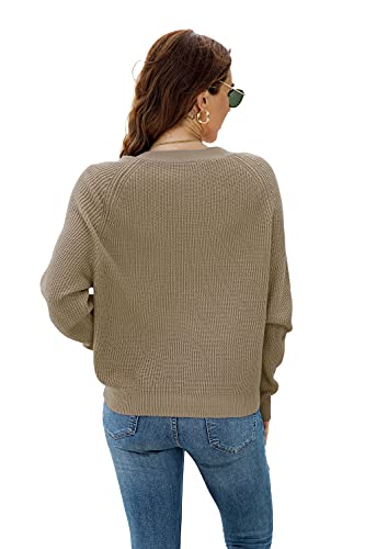 Image of TASAMO Womens Cardigan Sweaters 2026 Fall Cropped Lightweight Sweater