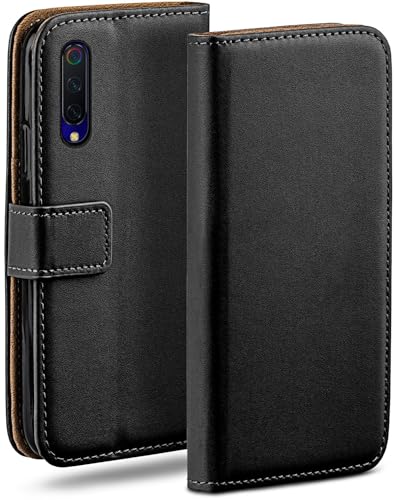 Protection Xiaomi Mi 9 SE moex étui rabat noir idéal pour sécuriser vos déplacements urbains