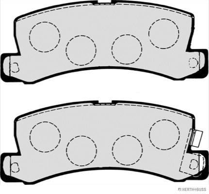Pastiglie Freno A Disco Herth+Jakoparts J3612030 - Kit Per Auto
