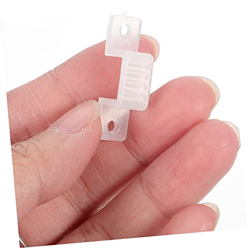 Clips de montaje para tira LED silicona 100 pcs miniatura 3