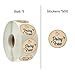 Dairy Free Labels | 500 Count | 1.5 Inch | Dairy Labels | Kraft Paper | Dairy Free Food Labels | Food, Bakery, Cake, Cookie, Dessert, Bread | Boxes, Jars, Packaging, Tags