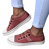 damen schuhe pink leder 🌹: Die Segeltuchschuhe für Frauen sind im Sommer ein sehr bequemer Schuh.
