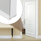 【Lavar y Ajustar】 Cuando el burlete de la puerta se ensucia, quítelo y lávelo, después de secarlo para poder reutilizarlo. El material es resistente al desgaste y se puede lavar repetidamente. Para espacio de puerta grande, está equipado con clavos adhesivos fijos para que pueda ajustar la altura desde el suelo. La instalación de acuerdo con la altura de la costura de la puerta no afecta el uso normal.