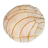 Abound Lifestyle Concha Pillow, Bread Pillow, Mexican Pan Dulce, Soft Micro Mink w/ Down Cotton...