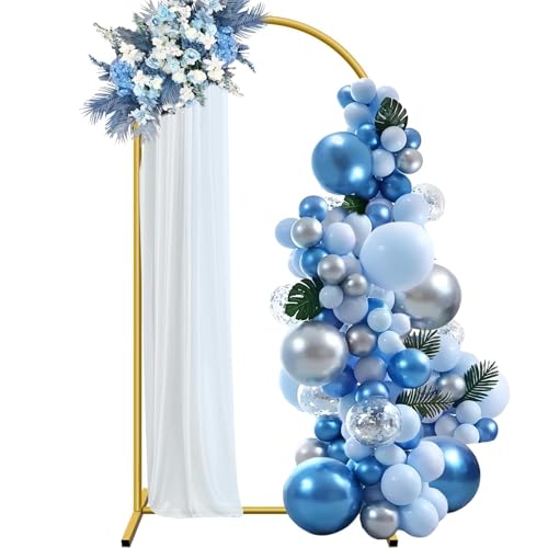 7.2 ft Arch Backdrop Stand, Metal Balloon Arch Stand, Stable