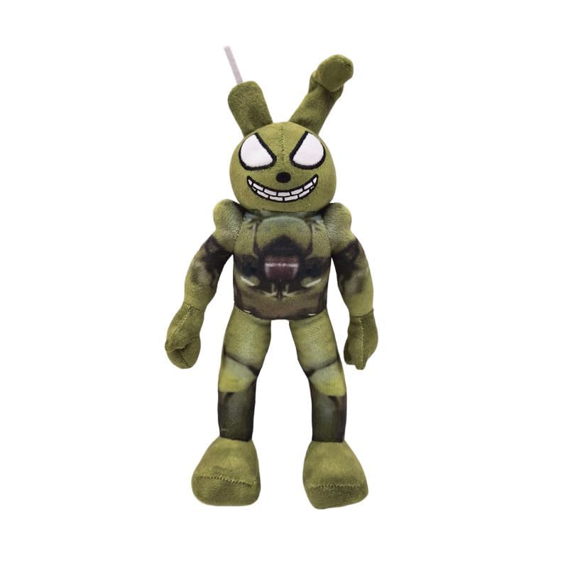 Bite By Night Plush Toy, 9.8 inch The Rotten Toon Skin from Bite By Night Plushies, Springtrap Soft Stuffed Figure Doll for Fans, Stuffed Horror Game Figure Toy for Kids and Fans (The Rotten_toon)