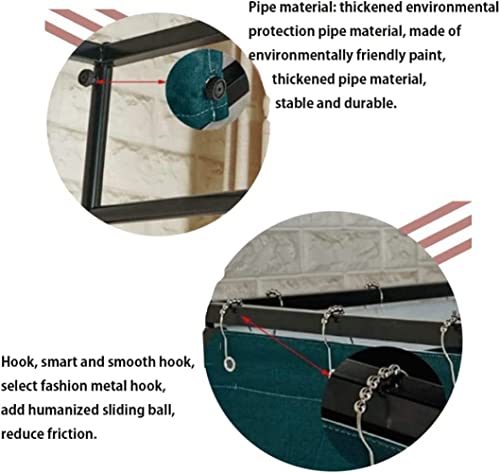 Cabine d'essayage mobile avec rideau pour créer un coin dressing
