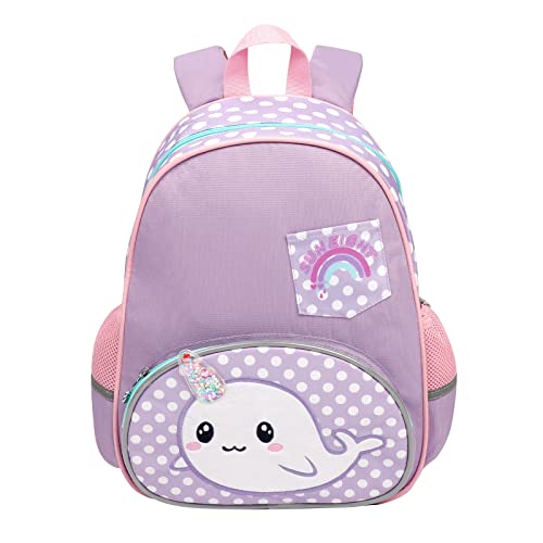 Mochila para niños pequeños, Mochila para niños pequeños, Mini Escuela de Dibujos Animados y Bolsa de Viaje, Bolsa para niños de jardín de Infantes para bebés, niñas y niños de 2 a 6 años Cover