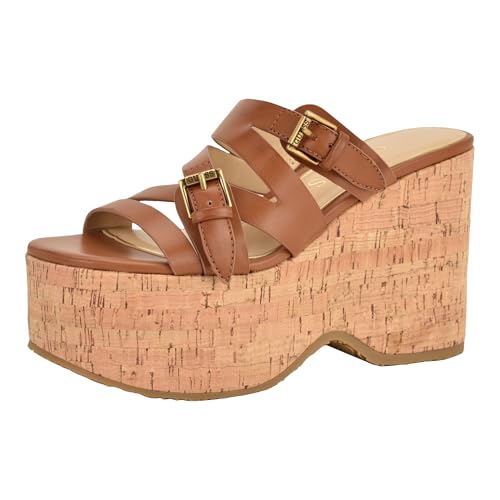 Image of GUESS womens Nailah, Medium Natural 101, 5 UK