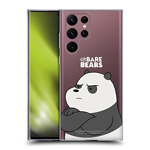 Head Case Designs Officially Licensed We Bare Bears Panda Character Art Soft Gel Case Compatible With Samsung Galaxy S22 Ultra 5G #TOP13