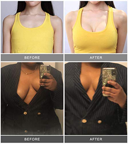 Cindy's Tape Boob Tape 3 inch Wide Plus Boobytape for Breast Lift Adhesive Bra Tape with Nipple Covers for Large Big DD Cup up Size,Body Tape for Chest Support,Waterproof.Push in All Dress3