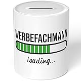 JUNIWORDS Spardose Sparbüchse, Werbefachmann Loading (6222402)