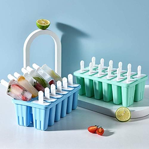 Bell Dream Popsicle Molds，Popsicle Mold 12 Pieces Popsicle Molds Silicone Bpa Free Ice Pop Mold Easy Release,With 50 Sticks thumb #5