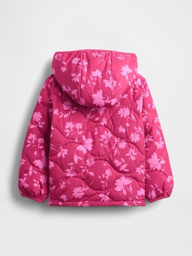Image of GAP Baby Girls' Logo Lightweight Puffer Jacket