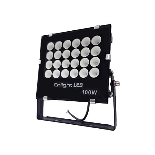 Enlight LED LD-FD-B100 100W LED Flood Light 90 Degree Light Angle 10,000 lm, Warm White, Heavy Duty Aluminum Enlight LED LD-FD-B100 100W LED Flood Light 90 Degree Light Angle 10,000 lm, Warm White, Heavy Duty Aluminum