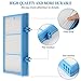 DerBlue 4pcs Replacement Filters Compatible with Holmes AER1 Type Total Air Filter,for 30AT and 242-NUC,Total Air Filter Replacement Filters for 30AT