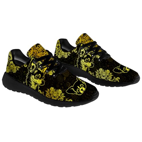 Cute Chihuahua Print Shoes for Men Women Lightweight Comfort Running Tennis Walking Sneakers Puppy Pet Gifts for Dog Lovers4
