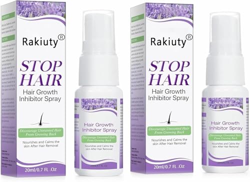 Spray Depilatorio,Inhibidores del Crecimiento del Cabello,Spray Inhibidor del Crecimiento del Cabello,Aerosol de Depilaciónproducto,Crema Depilatoria Mujer,Hair Removal Cream,Crema Depilatoria,2*20 ml