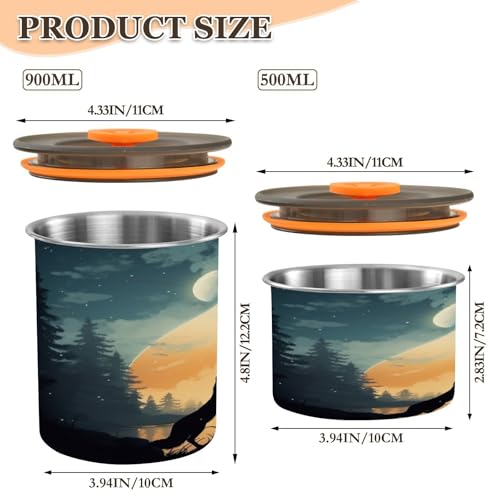 Envase de acero inoxidable hermético para café 500ml miniatura 2