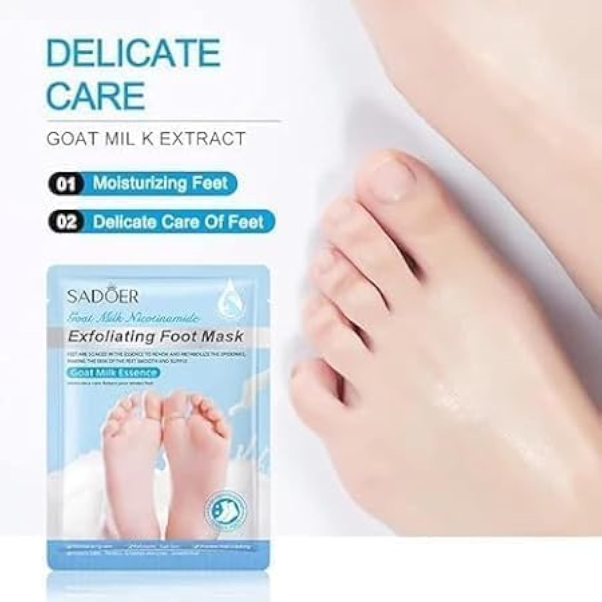 Foot Peeling Mask For Dead Skin Removal, Exfoliating Treatment