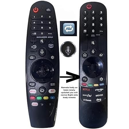 Image of Smartby Remote Control Compatible with Lg Magic smart Android webos 4k led tv Universal Works with All Model MR650 / MR19 BA /MR20GA /21GA /22GA /23GA /24GA (with Voice and Pointer Function)
