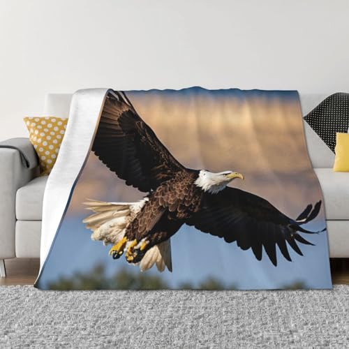 Couverture aigle lit microfibre pour éliminer le froid nocturne