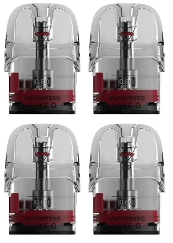 Vaporesso LU-XE Q MESH Pod ベパレッソ メッシュ 交換用POD カートリッジ 3ml4個 (ベイプバンドセット) (0.8Ω)