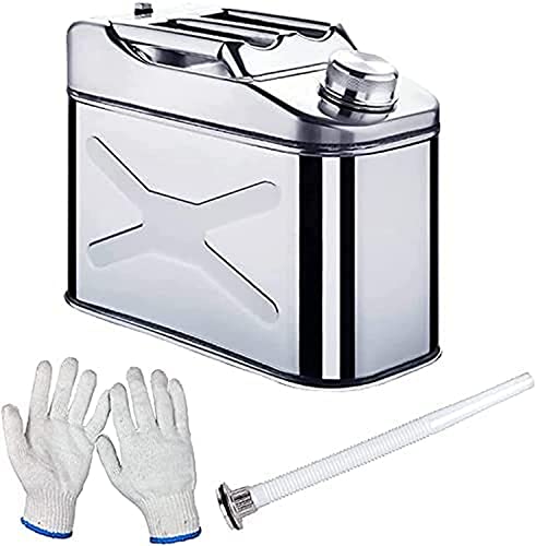 Bidon portable en acier inoxydable 304 robuste de 20L avec bec verseur anti-fuite