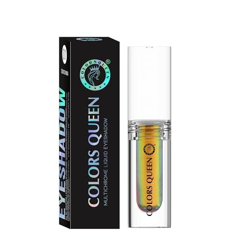 Image of Colors Queen Multichrome Liquid Eyeshadow | Long Wearing & Highly Pigmented Eyeshadow with Metallic Finish | Transfer Proof & Smudge Proof Liquid Eye Shadow for Eye Makeup (07 - Saturn Ring)