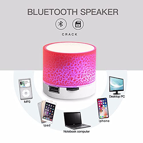 Qagazine Bluetooth Speakers Draagbare Crack Bluetooth Speaker Led Kleurrijke Lichten Speaker voor Thuis Slaapkamer… - Image 8