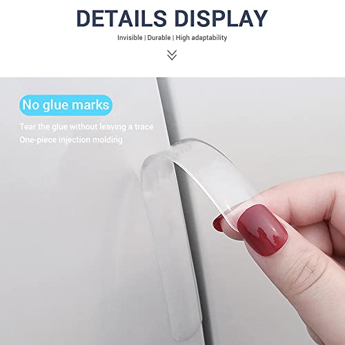 AB1 8 peças adesivos de maçaneta de porta de carro universal anti-riscos tigela de porta de carro fi