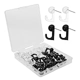 Punaises à crochet en forme de pouce – idéales pour marquer les cartes du monde, les tableaux en liège, les tableaux d'affichage, les photos, les notes, les messages et les documents importants ; punaises délicates