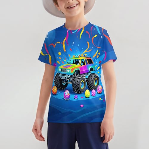 Image of Hgvoetty Boys Girls Graphic T-Shirts Kid 3D Casual Tops Tees for 6-16 Years