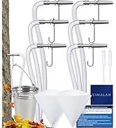 CIMALAB Maple Syrup Tapping Kit, Maple Tree Tapping Kit, 6 Stainless Steel Maple Syrup Taps with ...