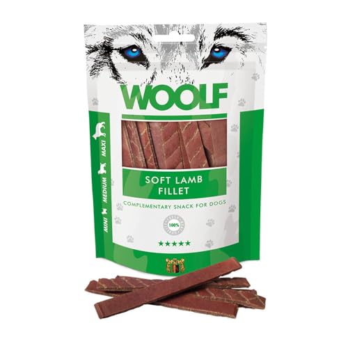 WOOLF Soft Lamb Fillet Dog Treats - Complementary Snacks for Dogs | 100g