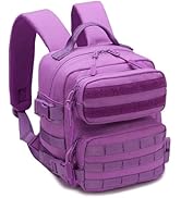 ONE WVW PIN - Mini mochila de 9L para mujer, mochila pequeña de senderismo de 9L para gimnasio, viajes, campamento (morado)