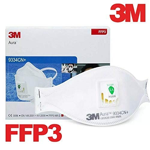 3M Aura 9334CN+ Singapore - Lote de 10 cajas de plástico