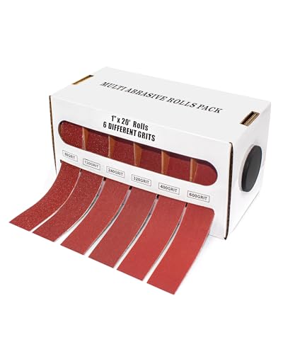 Emery Cloth Roll for Metal and Wood (6 Grits)