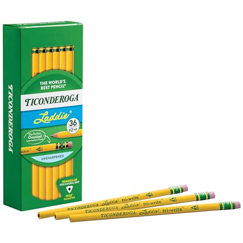 Ticonderoga 13042 ® Tri-Write Pencils, With Erasers, #2 Lead thumb #4
