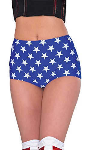 Rubies DC Comics Superheroes: Wonder Woman Boy Shorts for Adults, Women's Standard2